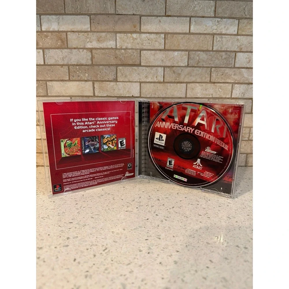 Atari Anniversary Edition Redux Sony PlayStation PS1 Complete Tested Retro Arcad